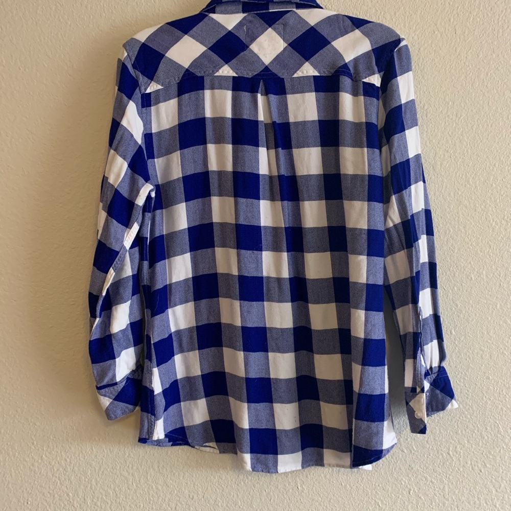 Rails blue and white flannel.  Sooo soft!